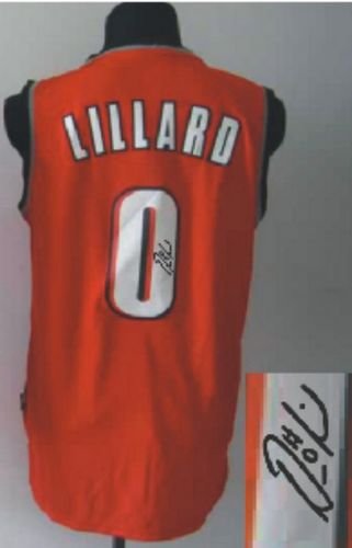 Portland Trail Blazers Revolution 30 Autographed #0 Damian Lillard Yellow Stitched NBA Jersey