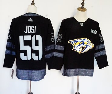 Predators 59 Roman Josi Black 1917-2017 100th Anniversary Adidas Jersey Predators 59 Roman Josi Black 1917-2017 100th Anniversary Adidas Jersey