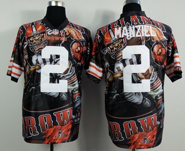 NEW Browns #2 Johnny Manziel Team Color NFL Elite Fanatical Version Jersey NEW Browns #2 Johnny Manziel Team Color NFL Elite Fanatical Version Jersey