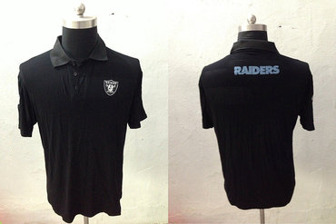 Raiders  NFL polo T-shirt Black