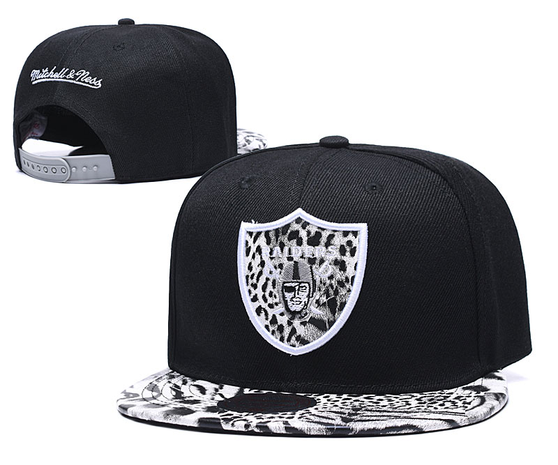 Raiders Logo Black Adjustable Hat TX