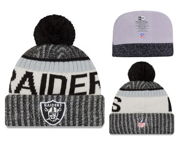 Raiders Team Logo 2017 Sideline Knit Hat