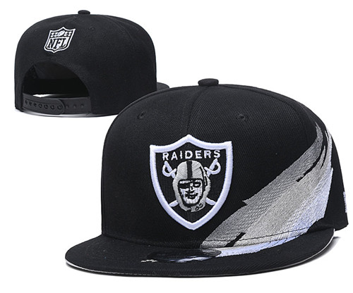 Raiders Team Logo Black Adjustable Hat YD