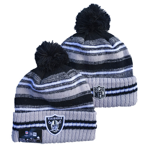 Raiders Team Logo Pom Knit Hat  YD