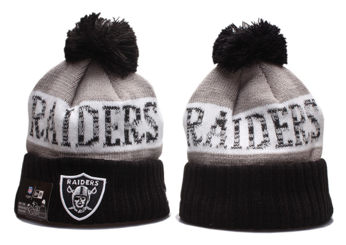 Raiders Team Logo Pom Knit Hat YP 2