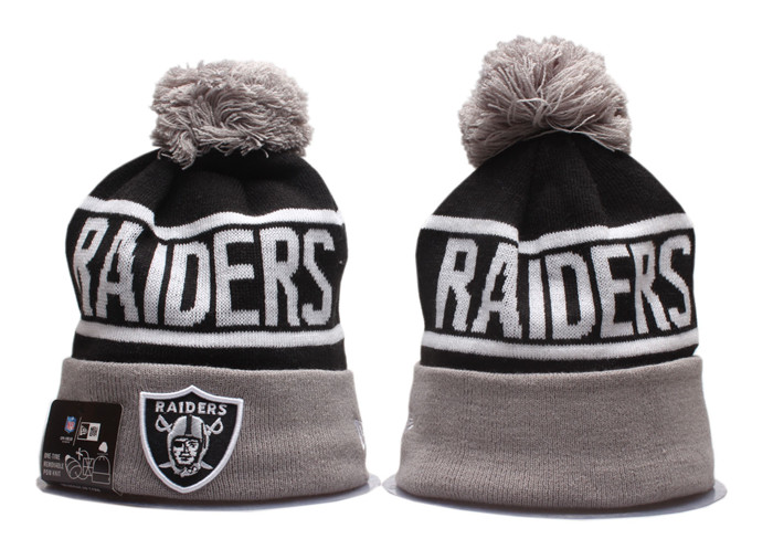 Raiders Team Logo Pom Knit Hat YP