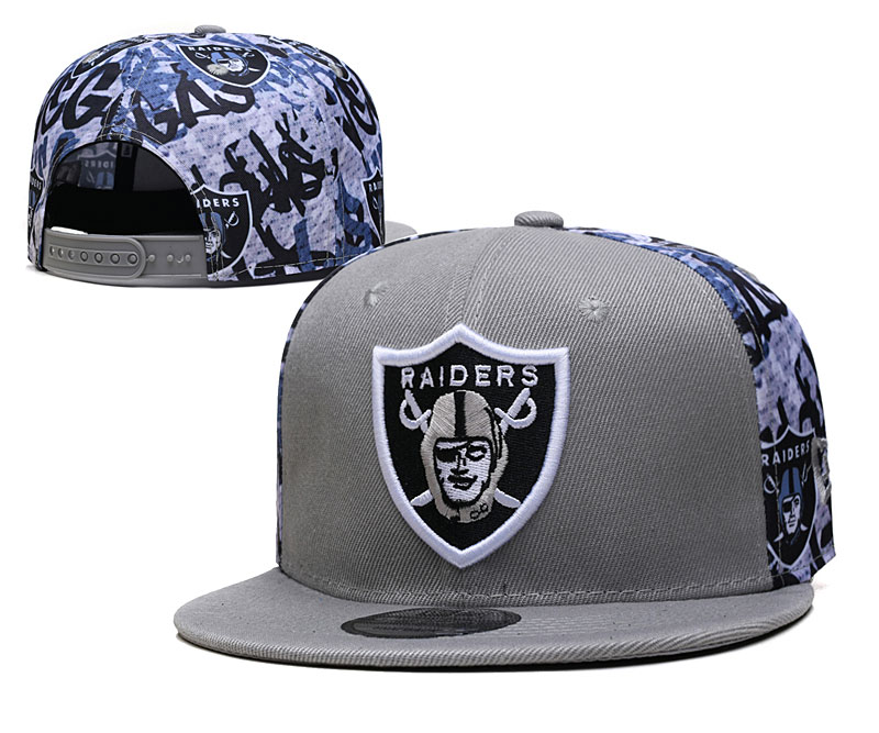 Raiders Team Logo Snapback Hat --TX