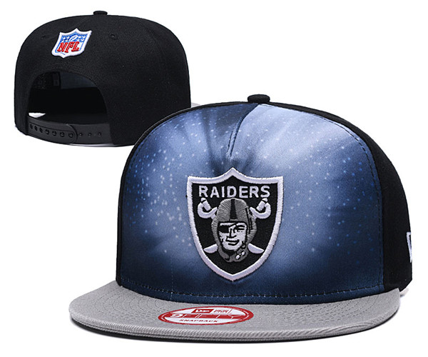 Raiders Team Logos Adjustable Gray Hat GS 1