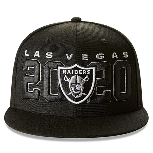 Raiders Team Logos Black Adjustable Hat TX