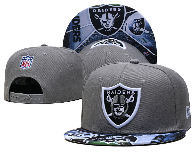 Raiders Team logo Snapback Hat--LH