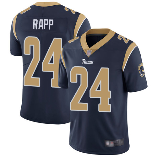 Rams #24 Taylor Rapp Navy Blue Team Color Men's Stitched Football Vapor Untouchable Limited Jersey Rams #24 Taylor Rapp Navy Blue Team Color Men's Stitched Football Vapor Untouchable Limited Jersey