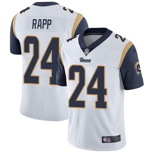 Rams #24 Taylor Rapp White Youth Stitched Football Vapor Untouchable Limited Jersey Rams #24 Taylor Rapp White Youth Stitched Football Vapor Untouchable Limited Jersey