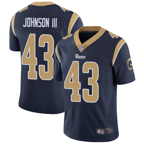 Rams #43 John Johnson III Navy Blue Team Color Men's Stitched Football Vapor Untouchable Limited Jersey Rams #43 John Johnson III Navy Blue Team Color Men's Stitched Football Vapor Untouchable Limited Jersey