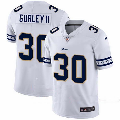 Rams 30 Todd Gurley II White 2019 New Vapor Untouchable Limited Jersey Rams 30 Todd Gurley II White 2019 New Vapor Untouchable Limited Jersey