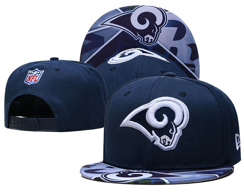 Rams Team logo Snapback Hat--LH