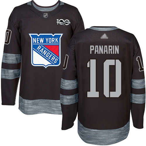 Rangers #10 Artemi Panarin Black 1917-2017 100th Anniversary Stitched Hockey Jersey Rangers #10 Artemi Panarin Black 1917-2017 100th Anniversary Stitched Hockey Jersey