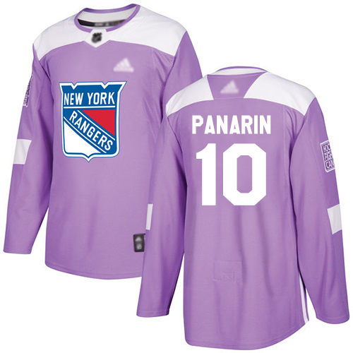 Rangers #10 Artemi Panarin Purple Authentic Fights Cancer Stitched Youth Hockey Jersey Rangers #10 Artemi Panarin Purple Authentic Fights Cancer Stitched Youth Hockey Jersey