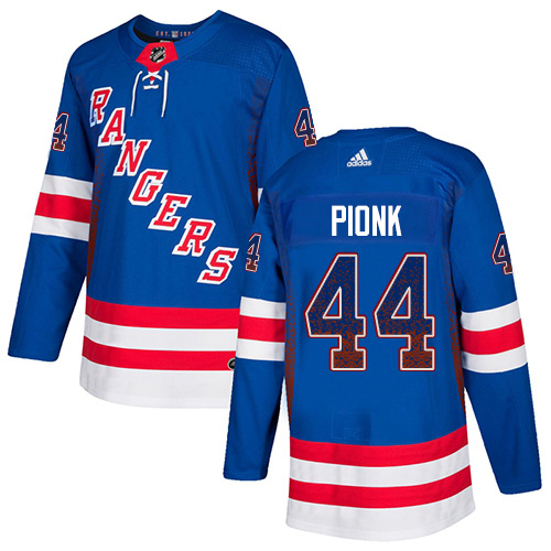 Rangers #44 Neal Pionk Royal Blue Home Authentic Drift Fashion Stitched Hockey Jersey Rangers #44 Neal Pionk Royal Blue Home Authentic Drift Fashion Stitched Hockey Jersey