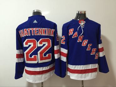 Rangers 22 Kevin Shattenkirk Blue Adidas Jersey
