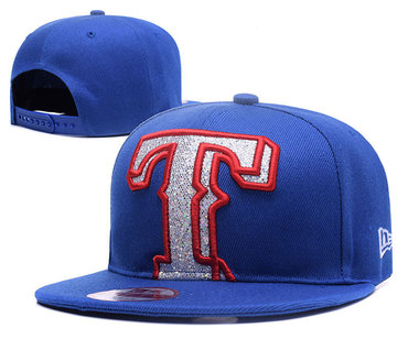 Rangers Sequins Logo Blue Adjustable Hat YD