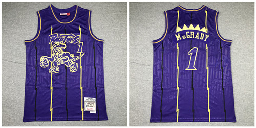 Raptors 1 Tracy McGrady Purple 1998-99 Hardwood Classics Jersey Raptors 1 Tracy McGrady Purple 1998-99 Hardwood Classics Jersey