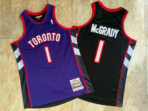 Raptors 1 Tracy McGrady Purple Black 1999-00 Hardwood Classics Jersey Raptors 1 Tracy McGrady Purple Black 1999-00 Hardwood Classics Jersey