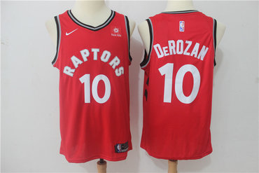 Raptors 10 DeMar DeRozan Red Nike Swingman Jersey