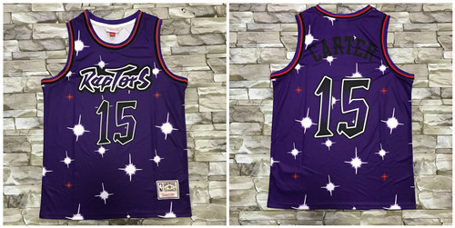 Raptors 15 Vince Carter Purple Star Hardwood Classics Jersey Raptors 15 Vince Carter Purple Star Hardwood Classics Jersey
