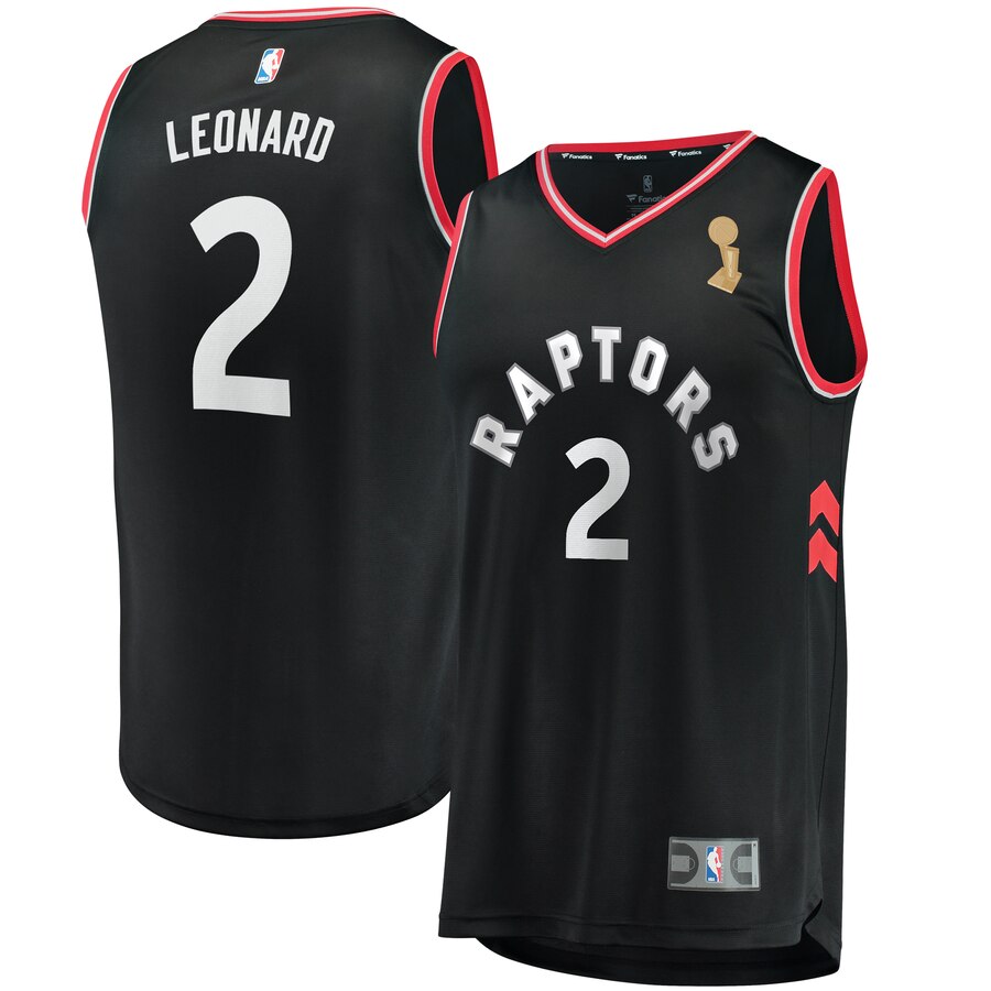 Raptors 2 Kawhi Leonard Black 2019 NBA Finals Champions Swingman Jersey Raptors 2 Kawhi Leonard Black 2019 NBA Finals Champions Swingman Jersey
