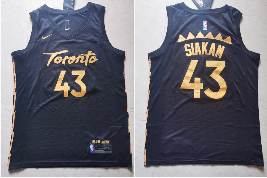 Raptors 43 Pascal Siakam Black 2019-20 City Edition Nike Swingman Jersey
