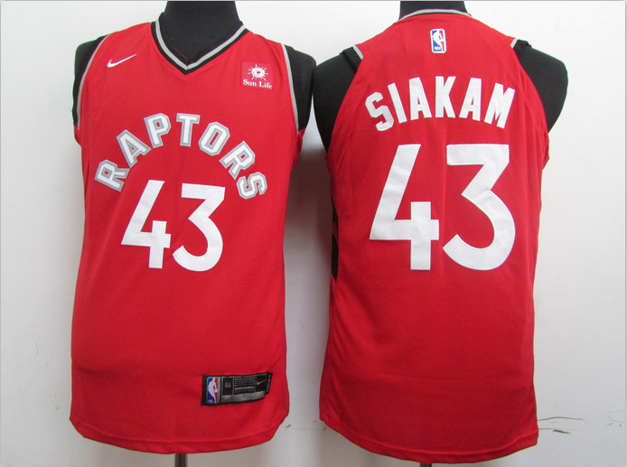 Raptors 43 Pascal Siakam Red Nike Authentic Jersey