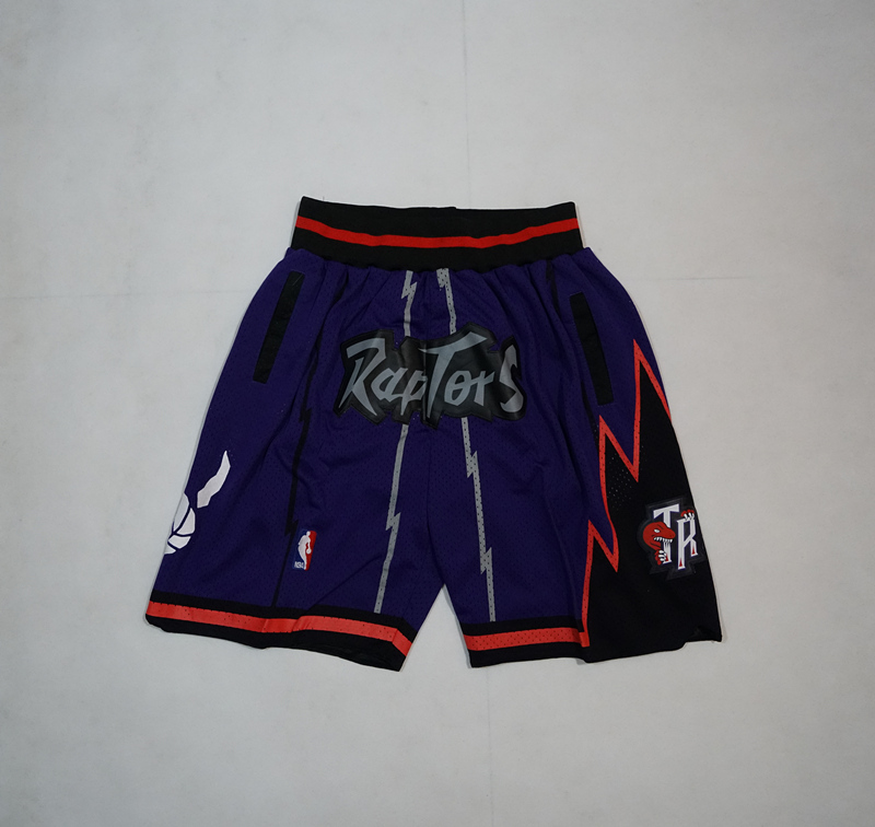 Raptors Purple Just Don Throwback Shorts Raptors Purple Just Don Throwback Shorts