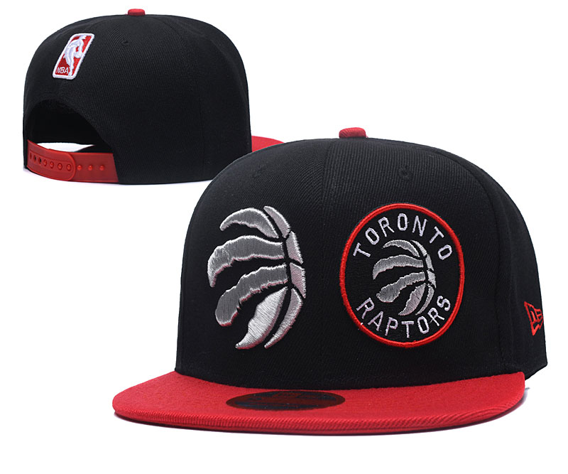 Raptors Team Logo Black Adjustable Hat LH