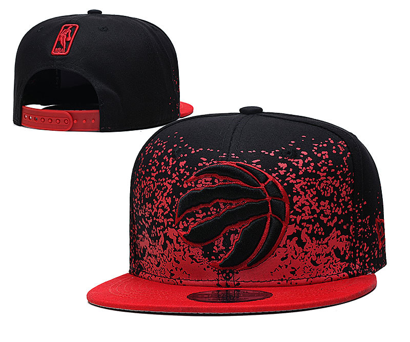 Raptors Team Logo Black Adjustable Hat YD
