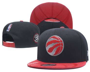 Raptors Team Logo Black Adjustable Hat YD