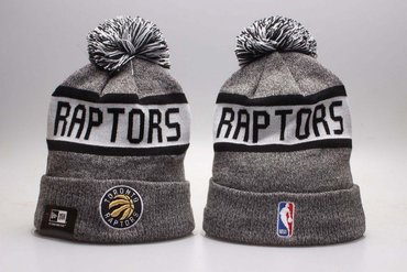 Raptors Team Logo Gray Knit Hat YP