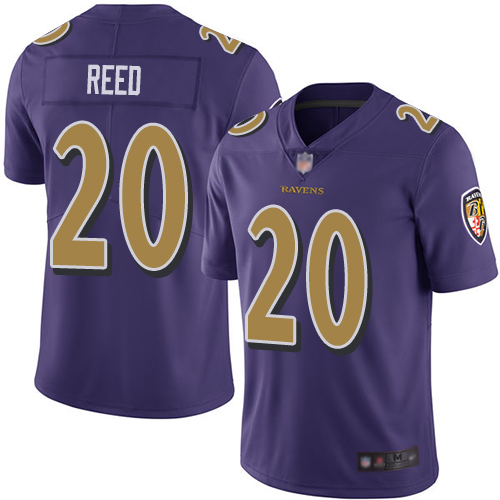 Ravens #20 Ed Reed Purple Youth Stitched Football Limited Rush Jersey Ravens #20 Ed Reed Purple Youth Stitched Football Limited Rush Jersey