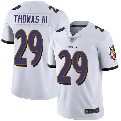 Ravens #29 Earl Thomas III White Men's Stitched Football Vapor Untouchable Limited Jersey Ravens #29 Earl Thomas III White Men's Stitched Football Vapor Untouchable Limited Jersey