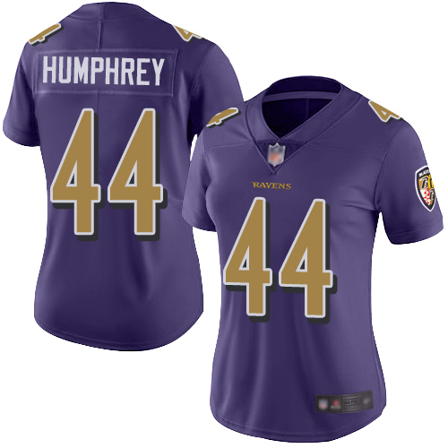 Ravens #44 Marlon Humphrey Purple Women's Stitched Football Limited Rush Jersey Ravens #44 Marlon Humphrey Purple Women's Stitched Football Limited Rush Jersey