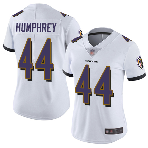 Ravens #44 Marlon Humphrey White Women's Stitched Football Vapor Untouchable Limited Jersey Ravens #44 Marlon Humphrey White Women's Stitched Football Vapor Untouchable Limited Jersey