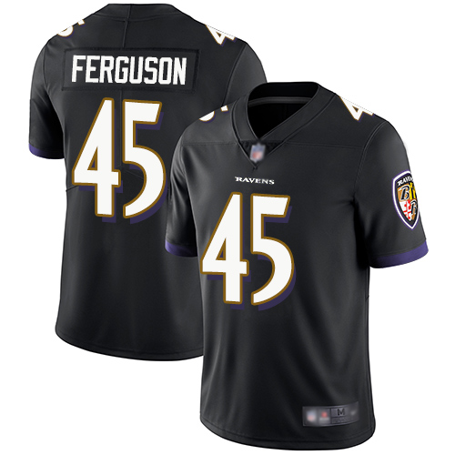 Ravens #45 Jaylon Ferguson Black Alternate Men's Stitched Football Vapor Untouchable Limited Jersey Ravens #45 Jaylon Ferguson Black Alternate Men's Stitched Football Vapor Untouchable Limited Jersey