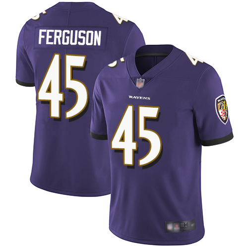 Ravens #45 Jaylon Ferguson Purple Team Color Men's Stitched Football Vapor Untouchable Limited Jersey Ravens #45 Jaylon Ferguson Purple Team Color Men's Stitched Football Vapor Untouchable Limited Jersey