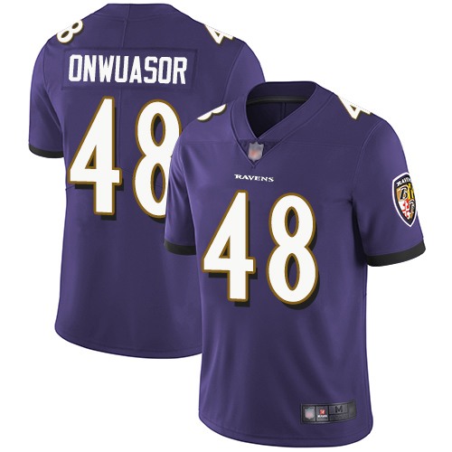 Ravens #48 Patrick Onwuasor Purple Team Color Men's Stitched Football Vapor Untouchable Limited Jersey Ravens #48 Patrick Onwuasor Purple Team Color Men's Stitched Football Vapor Untouchable Limited Jersey