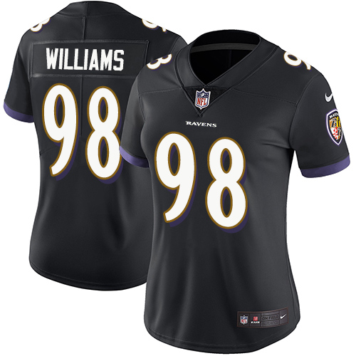 Ravens #98 Brandon Williams Black Alternate Women's Stitched Football Limited Vapor Untouchable Limited Jersey Ravens #98 Brandon Williams Black Alternate Women's Stitched Football Limited Vapor Untouchable Limited Jersey