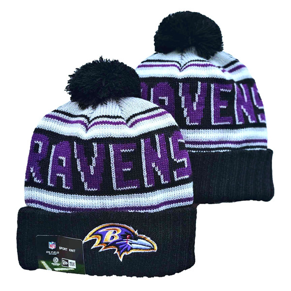 Ravens Knit Hat -YD