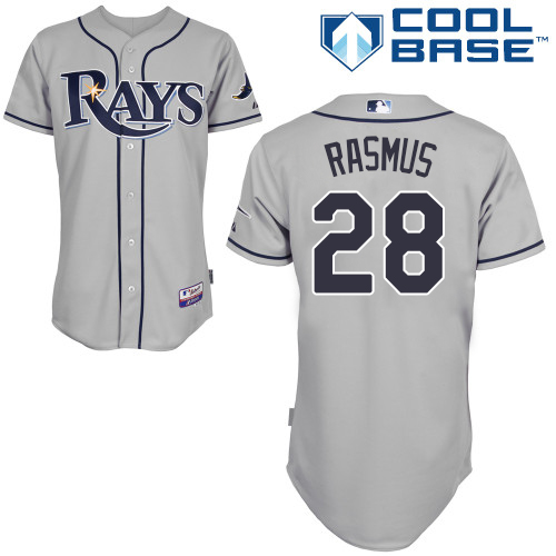 Rays #28 Colby Rasmus Grey Cool Base Stitched Youth MLB Jersey