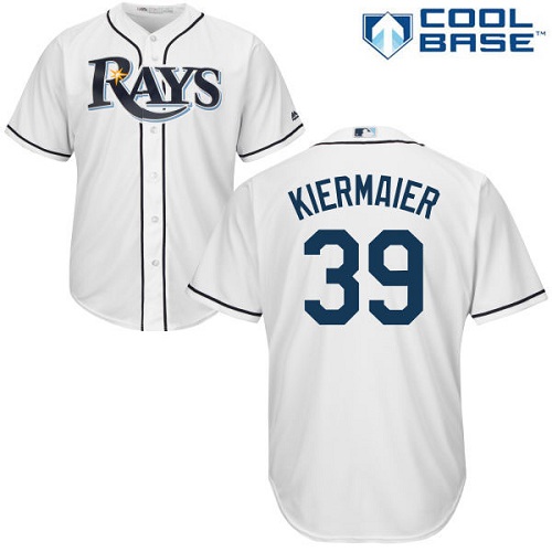 Rays #39 Kevin Kiermaier White Cool Base Stitched Youth MLB Jersey Rays #39 Kevin Kiermaier White Cool Base Stitched Youth MLB Jersey