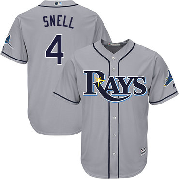 Rays #4 Blake Snell Grey Cool Base Stitched Youth Baseball Jersey Rays #4 Blake Snell Grey Cool Base Stitched Youth Baseball Jersey