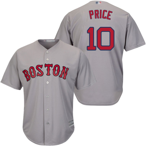 Red Sox #10 David Price Grey Cool Base Stitched Youth Baseball Jersey Red Sox #10 David Price Grey Cool Base Stitched Youth Baseball Jersey