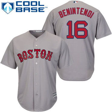 Red Sox #16 Andrew Benintendi Grey Cool Base Stitched Youth MLB Jersey Red Sox #16 Andrew Benintendi Grey Cool Base Stitched Youth MLB Jersey